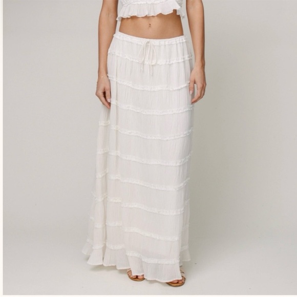 we’re all pretty girls Dresses & Skirts - We’re All Pretty Girls Gaia Tiered Ruffle Maxi Skirt Small